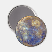 Farbige Sicht auf Quecksilber Magnet (Vorderseite/Rückseite)