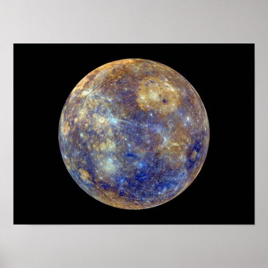 Farbige Sicht auf Quecksilber Poster (Vorne)