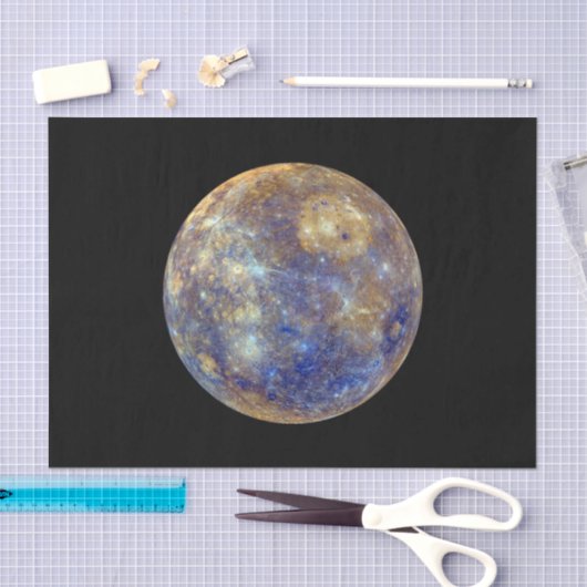 Farbige Sicht auf Quecksilber Seidenpapier (Handwerk)