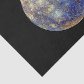 Farbige Sicht auf Quecksilber Seidenpapier (Ausschnitt)