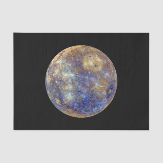 Farbige Sicht auf Quecksilber Seidenpapier (Vorderseite)