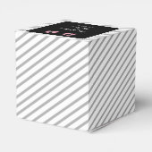 Farbige Silhouetten Gay Gastgeschenk Hochzeit Box Geschenkschachtel (Rückseite)