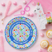 Farbige Silhouetten von Militärflugzeugen Pappteller (Party)