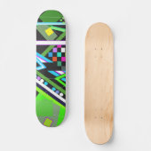 Farbige Skateboard (Vorderseite)