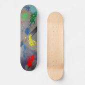 Farbige Skateboard (Vorderseite)