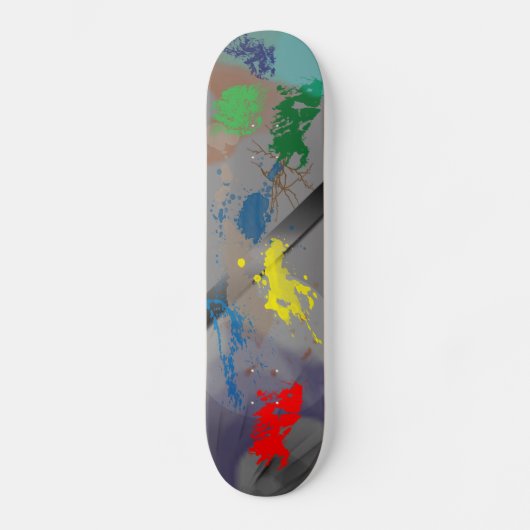 Farbige Skateboard (Vorderseite)