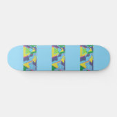 Farbige Skateboard-Decke Skateboard (Horizontal)