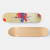 Farbige Skateboard von Tattoo (Horizontal)