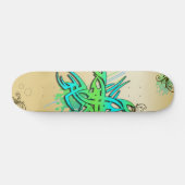 Farbige Skateboard von Tattoo (Horizontal)