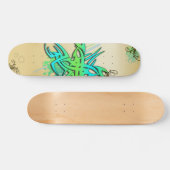 Farbige Skateboard von Tattoo (Horizontal)