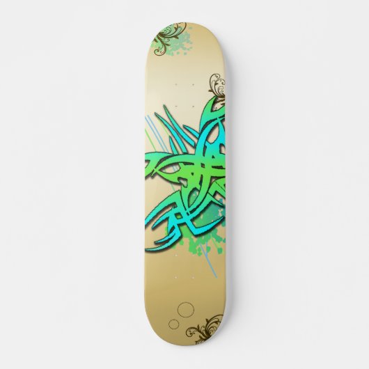 Farbige Skateboard von Tattoo (Vorne)