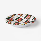 Farbige Skateboards, Personalisierte Papiertücher Pappteller (Gewinkelt)