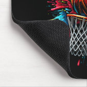 Farbige Skelett-Reifen Mousepad (Ecke)