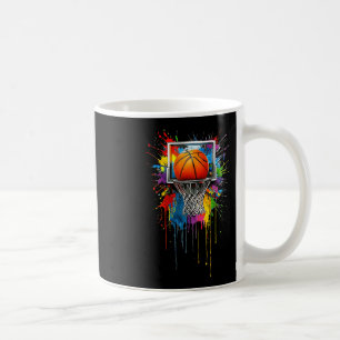 Farbige Sketll Tie Dye Farbspritzer Hoop Netz Slam Kaffeetasse