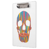 Farbige Skull-Zwischenablage Klemmbrett (Links)