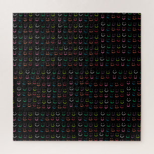 Farbige Smileys Puzzle