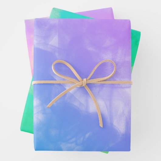 Farbige Smokey-Schmuckstücke Dekoupage Geschenkpapier Set (Beispiel)