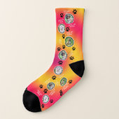 Farbige Socken mit Hundebildern - Foto von Hunden (Links - Außen)