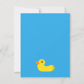 Farbige Sommer-Geburtstagspool-Party Einladungen (Rückseite)