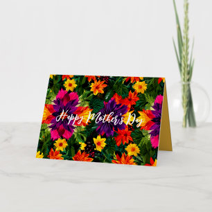 Farbige Sommerblumen Muttertag