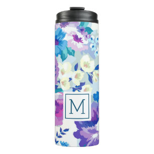 Farbige Sommerfarben Blume Thermosbecher