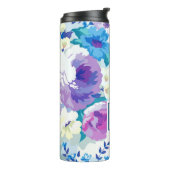 Farbige Sommerfarben Blume Thermosbecher (Nach links gedreht)