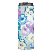 Farbige Sommerfarben Blume Thermosbecher (Rückseite)