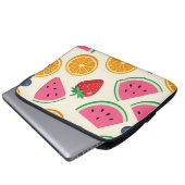 Farbige Sommerfrüchte Wassermelone Orange Laptopschutzhülle (Vorne Knopf)