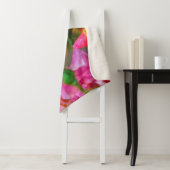 Farbige Sommerrosen Sherpadecke (Beispiel)
