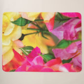 Farbige Sommerrosen Sherpadecke (Vorderseite (Horizontal))