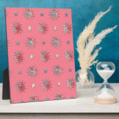 Farbige Sonne und Sterne Design Fotoplatte (Seite)