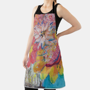 Farbige Sonnen von Lydia's Art Sangria Schürze