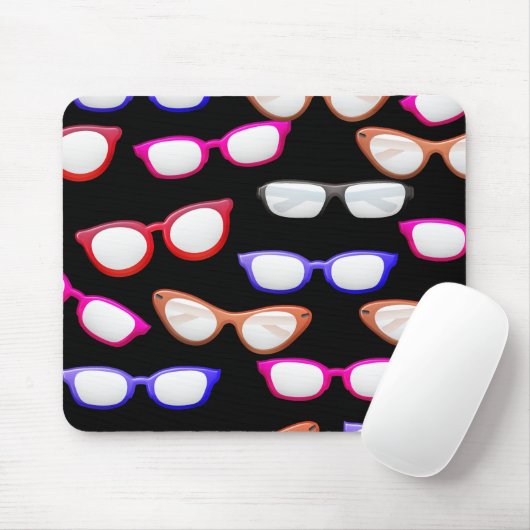 Farbige Sonnenbrille anpassen Mousepad (Mit Mouse)