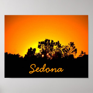 Farbige Sonnenuntergänge von Bobby Mikul Poster