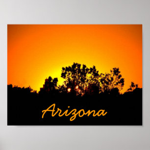 Farbige Sonnenuntergänge von Bobby Mikul Poster