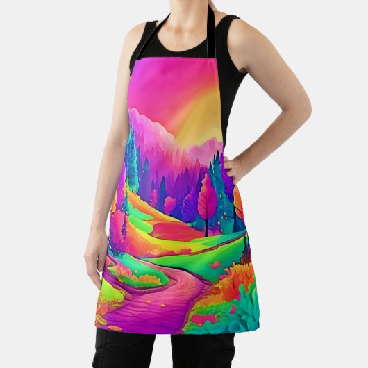 Farbige Sonnenuntergangsansicht Schürze (InSitu)