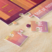 Farbige, sonnige Skyline-Abbildung Dubai, Puzzle (Seite)