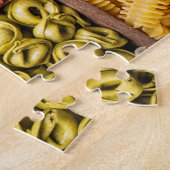 Farbige Sorten von Pasta Food Puzzle (Seite)