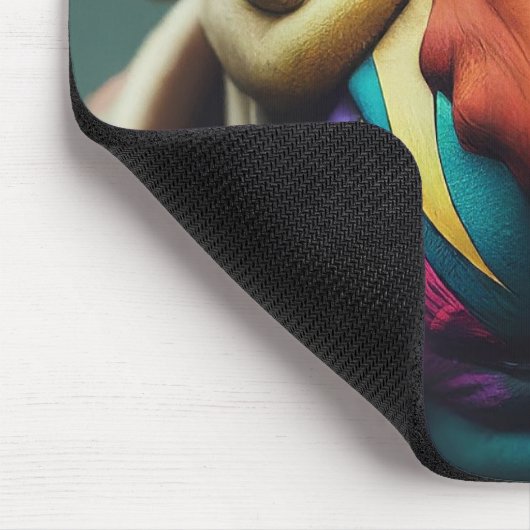 Farbige Soul-Maske Mousepad (Ecke)