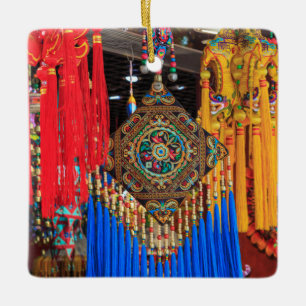 Farbige Souvenirs in einem Geschäft, China Keramikornament