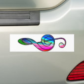 Farbige Spaltnote_ Autoaufkleber (Auf Auto)