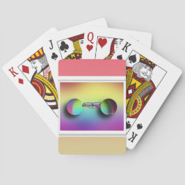 Farbige Spektakel Spielkarten