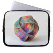 Farbige Sphäre Abstrakt Laptopschutzhülle (Vorderseite)