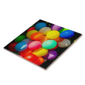 Farbige Spielzeugballoons Fliese (Seite)