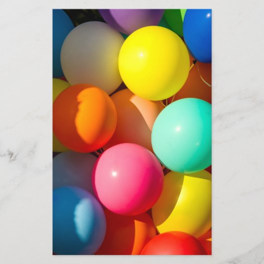 Farbige Spielzeugballoons Flyer (Vorne)