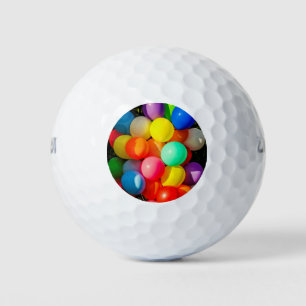 Farbige Spielzeugballoons Golfball