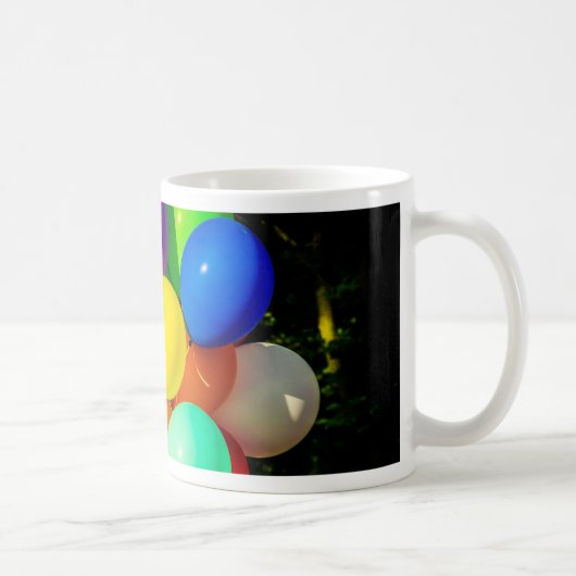 Farbige Spielzeugballoons Kaffeetasse (Rechts)