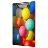 Farbige Spielzeugballoons Klemmbrett (Links)