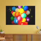 Farbige Spielzeugballoons Leinwanddruck (Insitu (Wohnzimmer))
