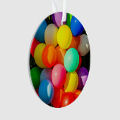 Farbige Spielzeugballoons Ornament (Vorderseite)